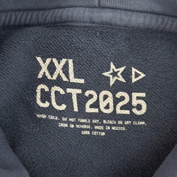 Beyonce Cowboy Carter Tour Hoodie XXL Concert Merch 16 Carriages CCT 2025 Blue - Picture 9 of 12